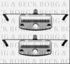 BORG & BECK BBK1236 Accessory Kit, disc brake pads